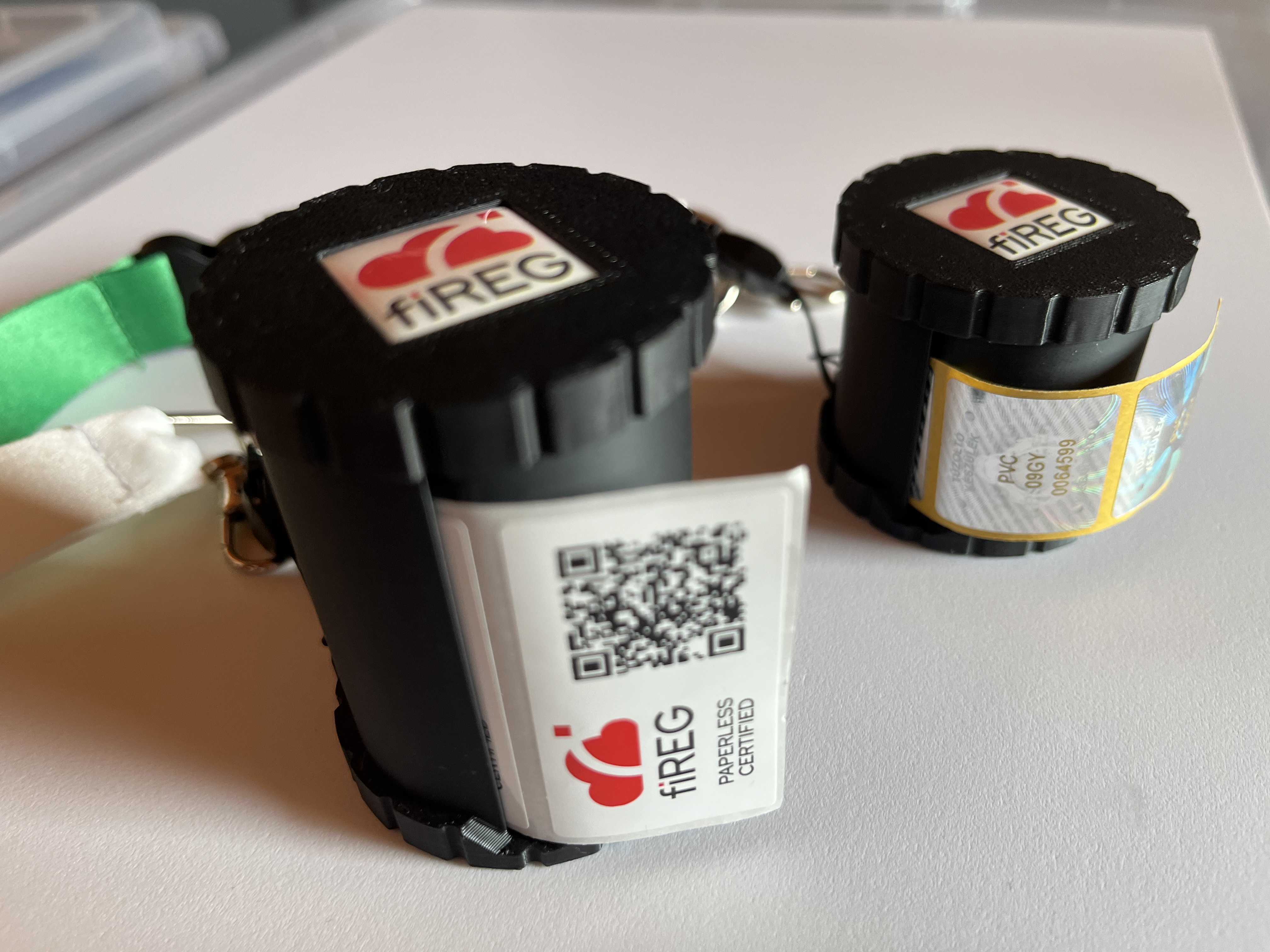 fiREG QR-matricatekercs adagolóban